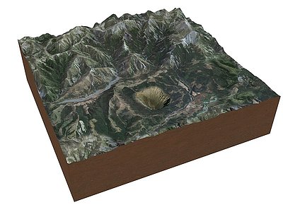 地形结构模型3d模型