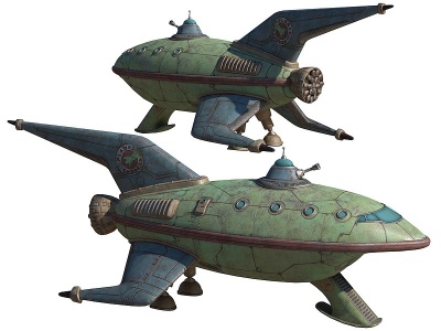 3d现代<font class='myIsRed'>科幻</font>飞船飞机未来战机模型