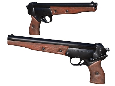 现代复古TP82手枪模型3d模型