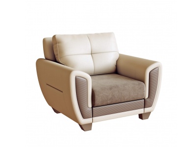 3dBellona现代皮革单人沙发模型