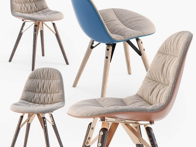 现代单椅餐椅模型3d模型