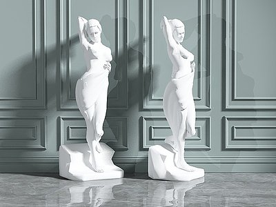 雕塑模型3d模型