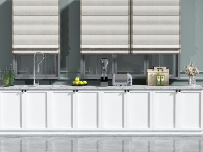 3d厨房柜子模型