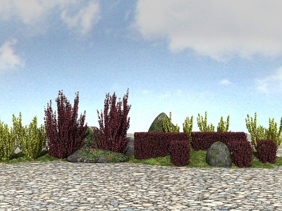 3d<font class='myIsRed'>景观灌木植物</font>模型