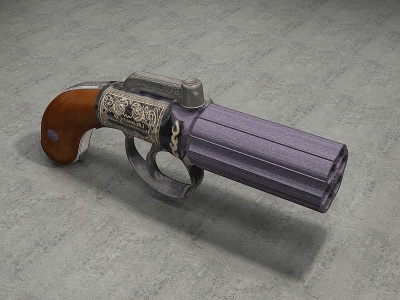 火枪3d模型