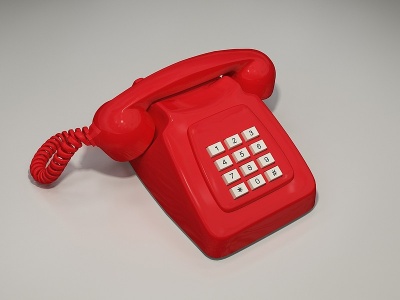 3d电话模型