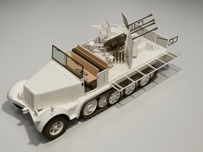 装甲车3d模型