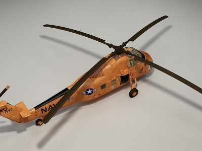 3d直升机模型
