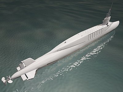 潜水艇3d模型