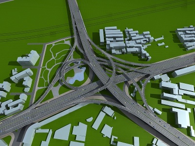 3d立交桥模型