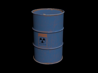 3d油桶模型