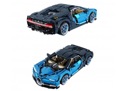 3d乐高布加迪汽车玩具模型
