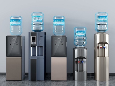 3d现代饮水机模型