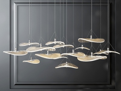 意大利玻璃吊灯模型3d模型