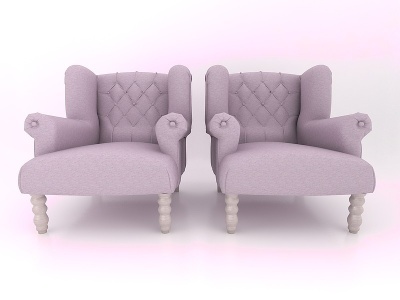 现代风格单人沙发模型3d模型
