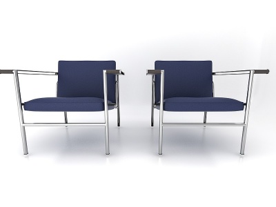 3d现代风格休闲椅模型