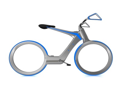 3d自行车摆件模型