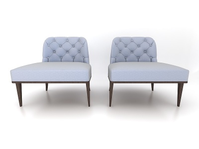 现代风格休闲椅3d模型