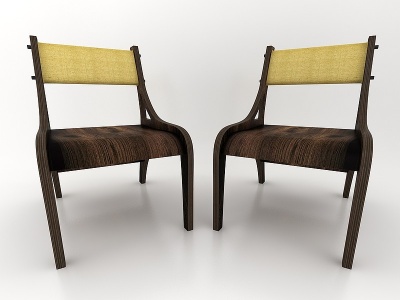 现代风格休闲椅3d模型