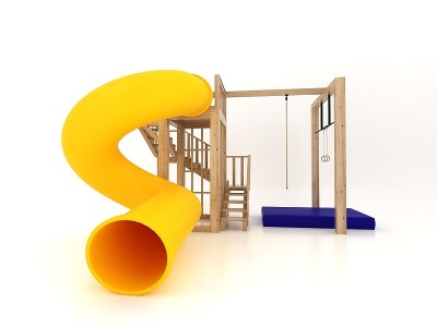 幼童设备滑梯模型3d模型
