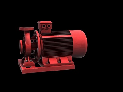 消防泵3d模型