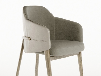 3d意大利Piaval现代休闲餐椅模型