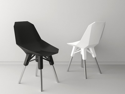 北欧宜家餐椅模型3d模型