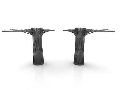 3d现代风格装饰柱子模型