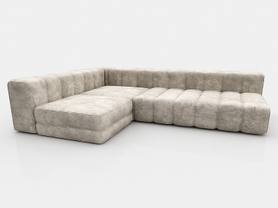 现代风格转角沙发3d模型