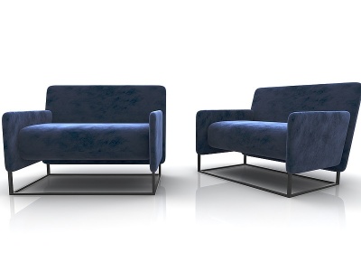 现代风格休闲沙发3d模型
