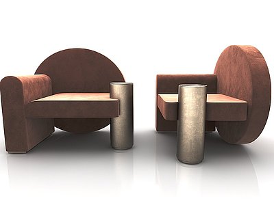 3d现代风格休闲沙发模型