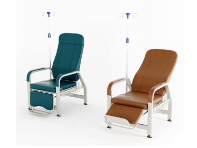 3d现代医院输液椅模型