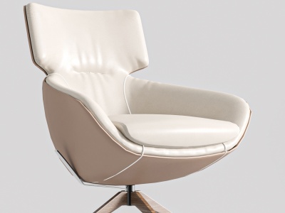 现代休闲椅转椅模型3d模型