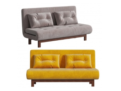 现代双人沙发3d模型