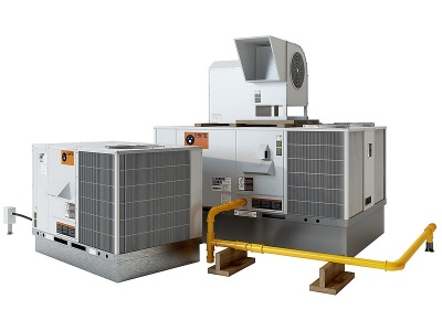 3d现代中央空调室外机模型