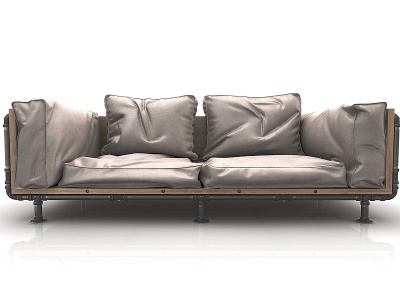 现代风格双人沙发模型3d模型
