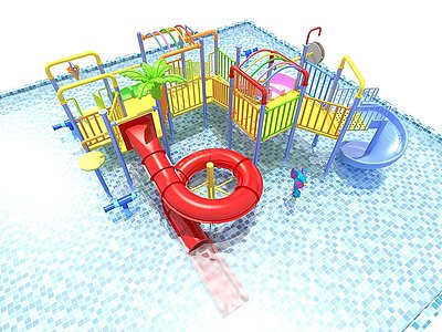 儿童水上乐园模型