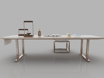 现代风格书桌模型