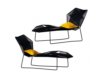 简欧躺椅模型3d模型