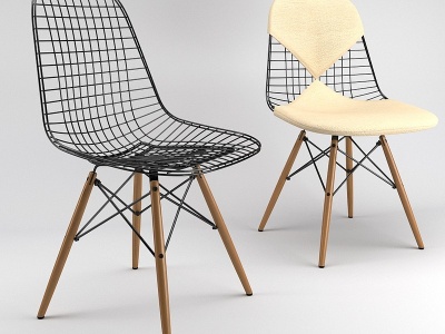 3d北欧风格椅子单椅模型