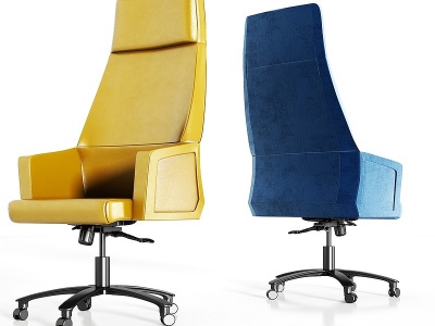 现代职员办公椅模型3d模型