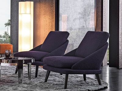 3d现代沙发休闲椅子模型