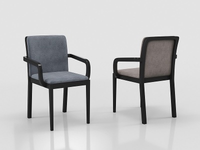 3d现代单椅休闲椅模型