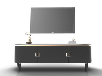 现代风格电视柜3d模型
