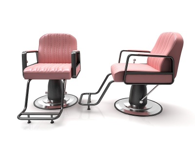 现代风格美发椅模型3d模型
