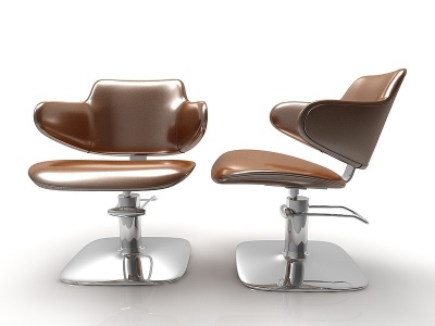 现代风格吧椅3d模型