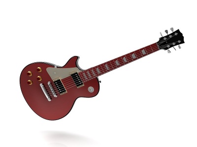 现代风格吉他3d模型