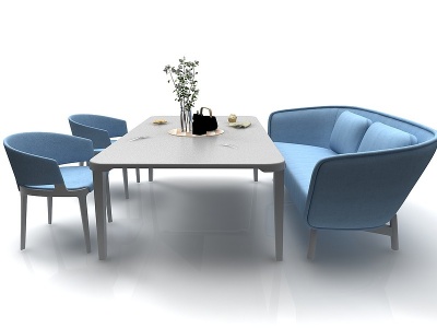 现代风格餐桌3d模型