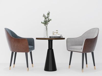 现代餐椅单人椅模型3d模型