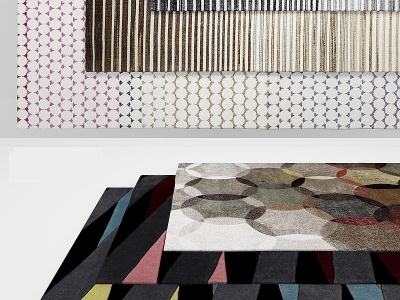 3d现代风格地毯模型